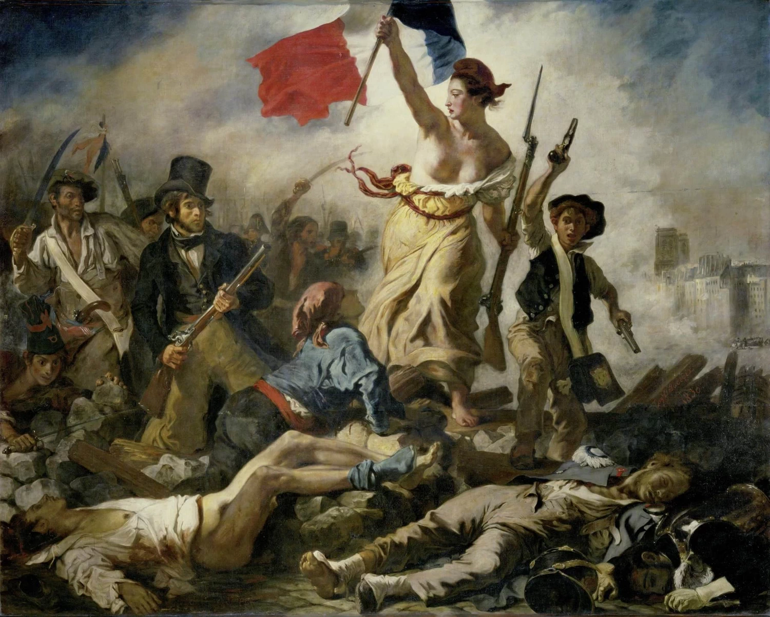 La Libertà che guida il popolo (28 luglio 1830) - Museo del Louvre, Parigi